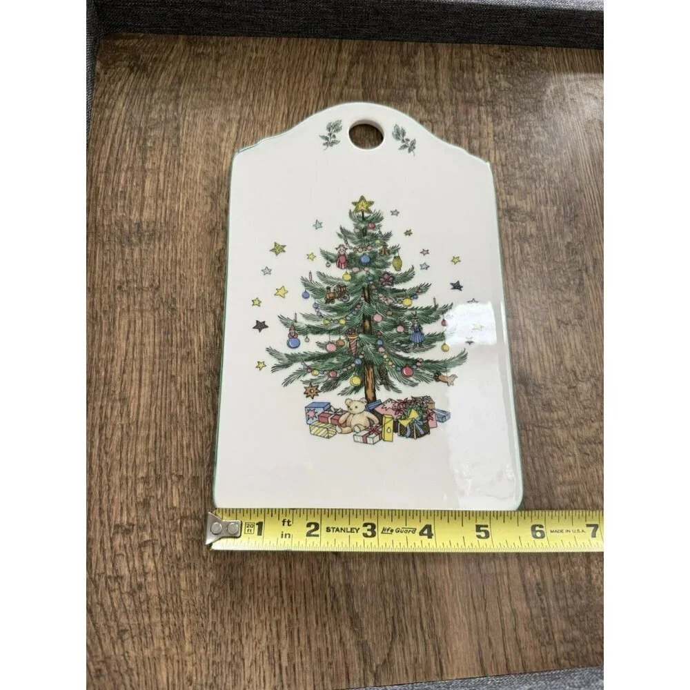 Nikko | Vintage Happy Holidays Christmas Tree Hanging Trivet